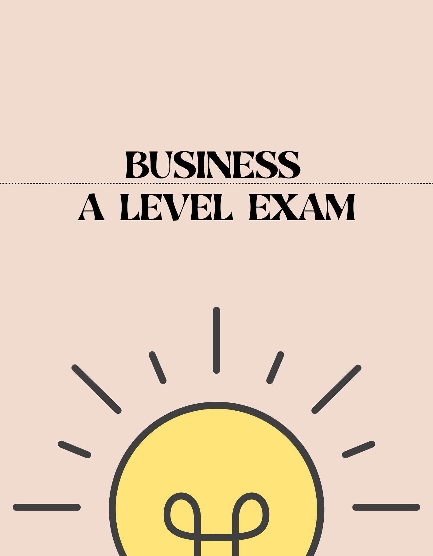 A Level - Business Exam - Exam Centre Birmingham Limited